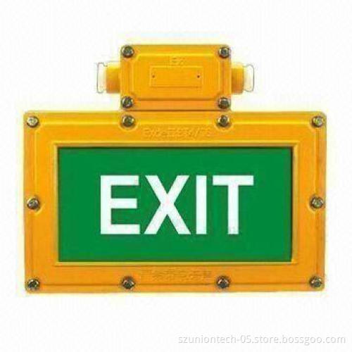 LED Explosion-proof Exit Sign Light, Made of Aluminum Alloy, 3 Hours Lighting Time